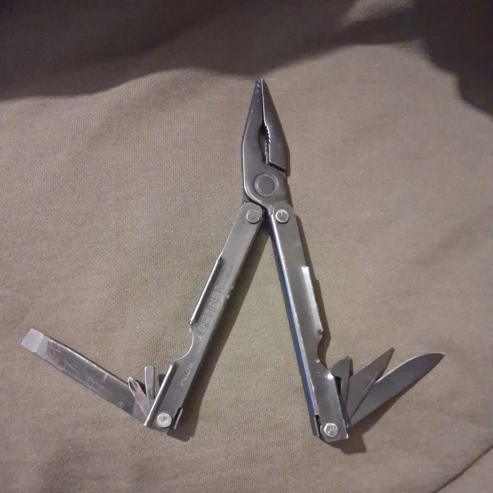 Vtg Gerber Black Oxide Multiplier Multi-Tool / Military Provisional Tool (MPT)