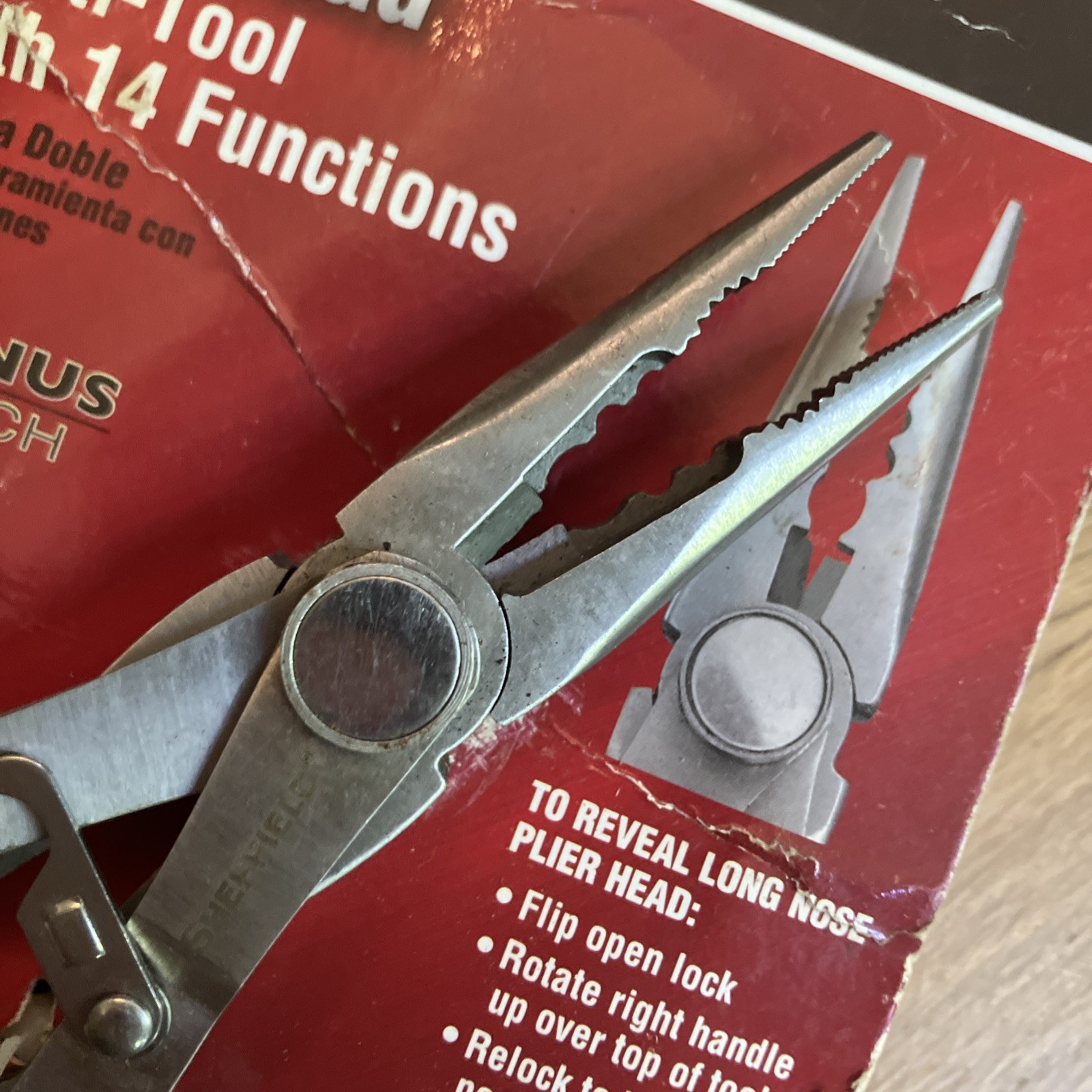 Sheffield Multi Tool With 14 Functions With Bonus Pouch Sealed On Card