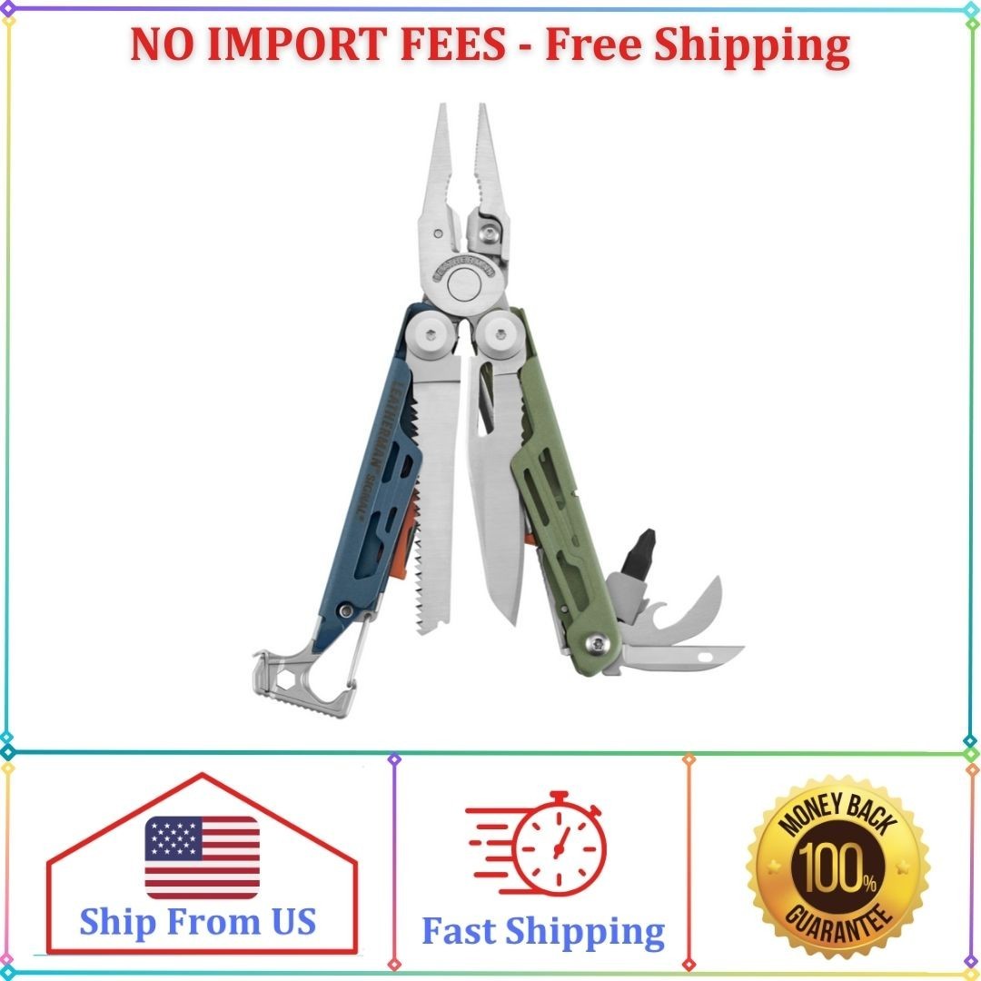 LEATHERMAN, Signal, 19-in-1 Multi-tool for Outdoors, Camping,Hiking, Tundrascape