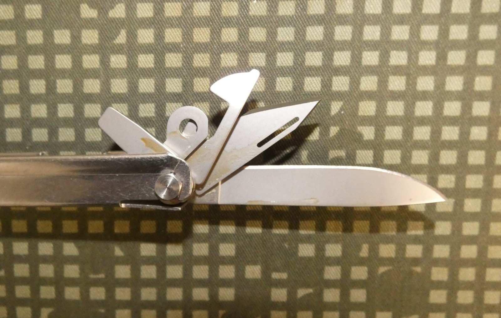 Vintage Gerber Military Provisional Tool Multi Tool Stainless Leather Sheath