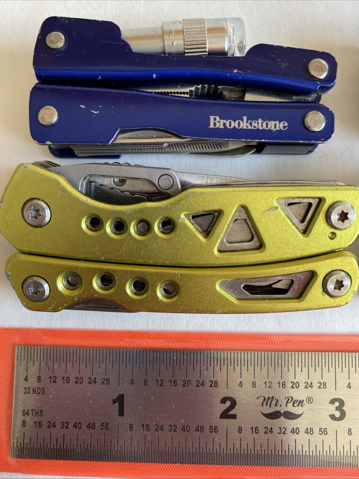 Lot Of 4 Small Multitools Danco Craftsman Brookstone Guidesman Blue Red White