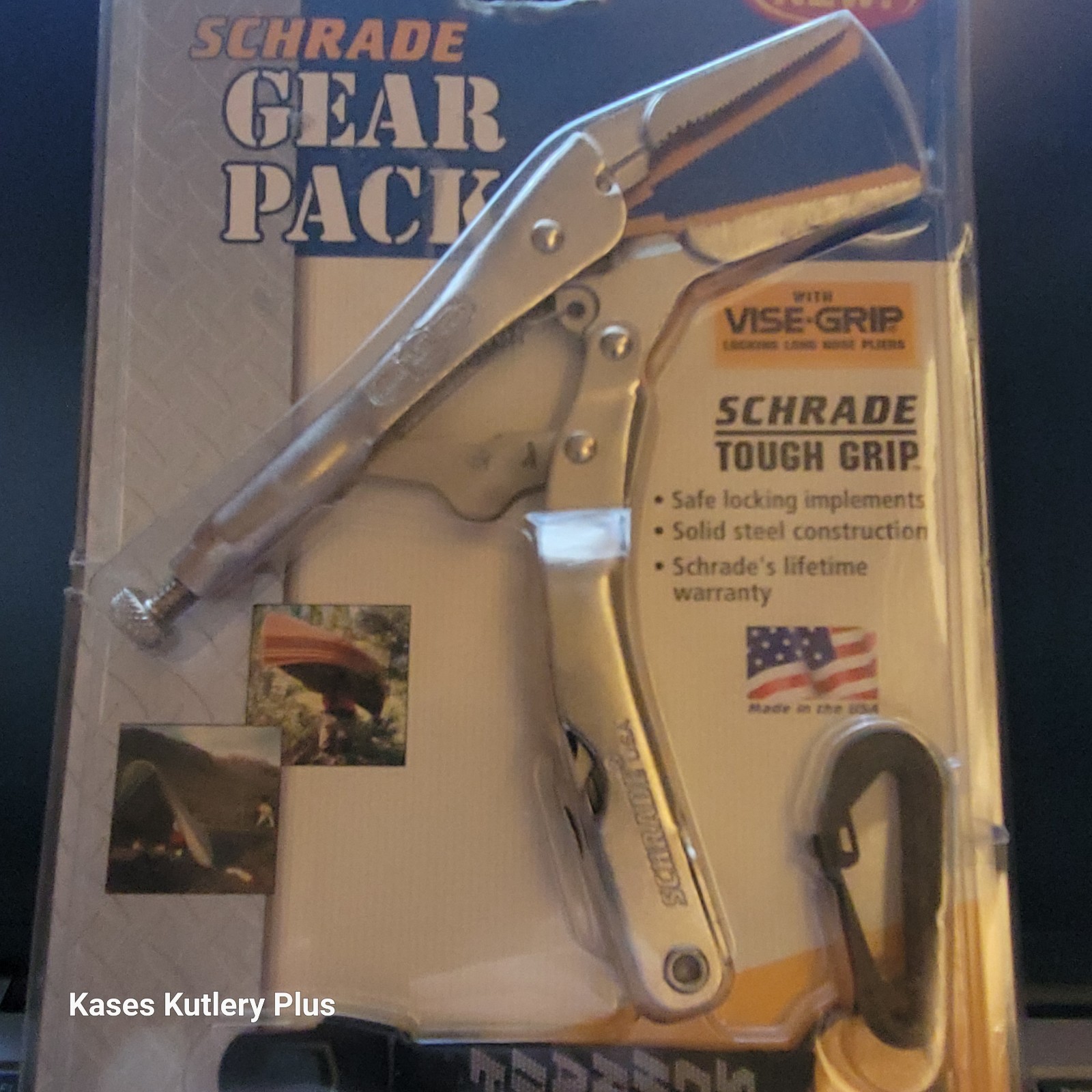 Schrade Gear Pack Tough Vise Grips Multi Tool Ch3 Cliphanger