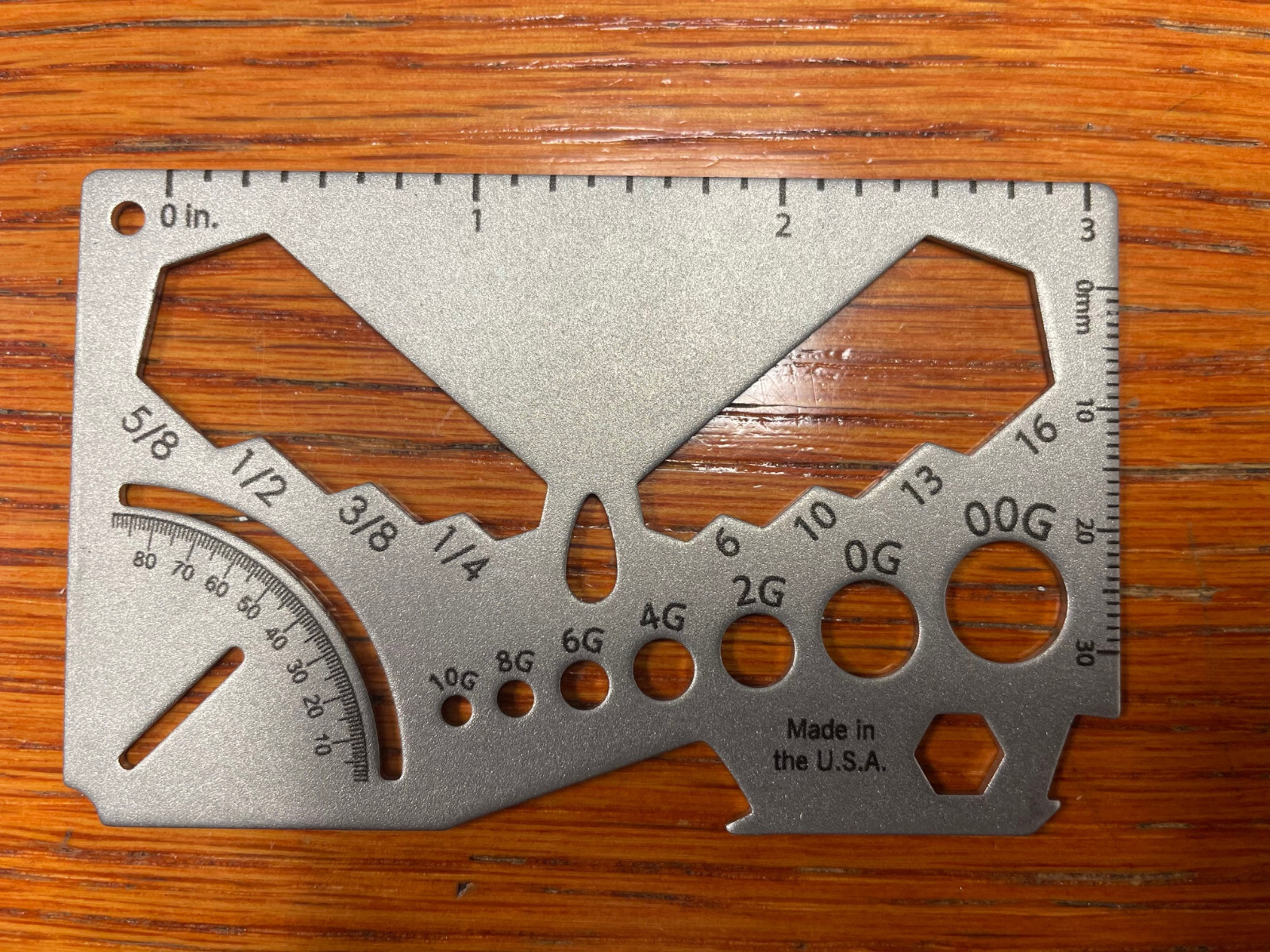 Stainless Steel Pocket Multi-tool Card Made In USA