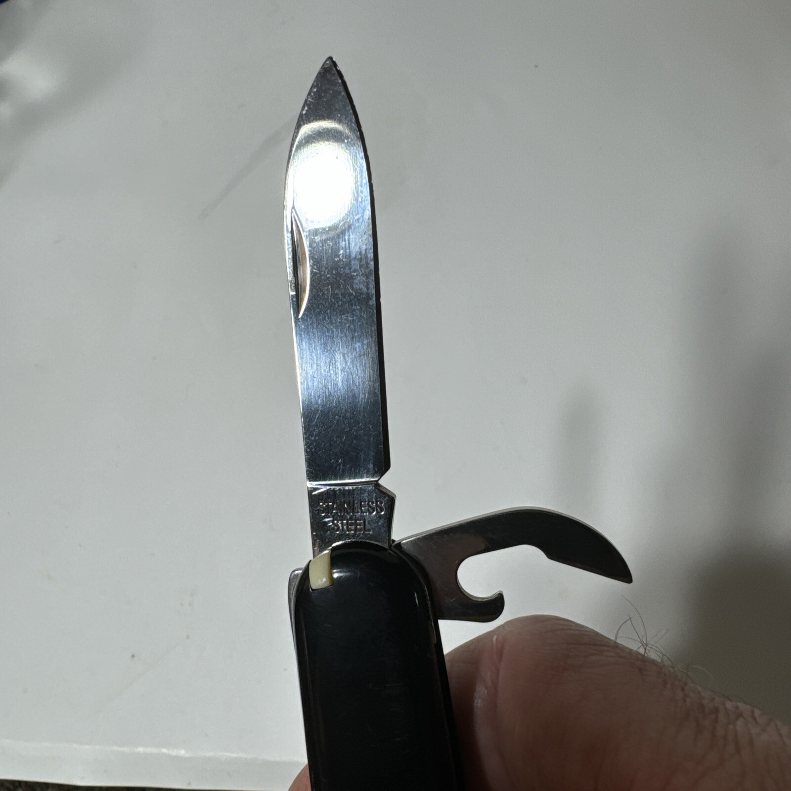 Pocket Knife Stainless Steel Folding Multi Tool accessory (Black)