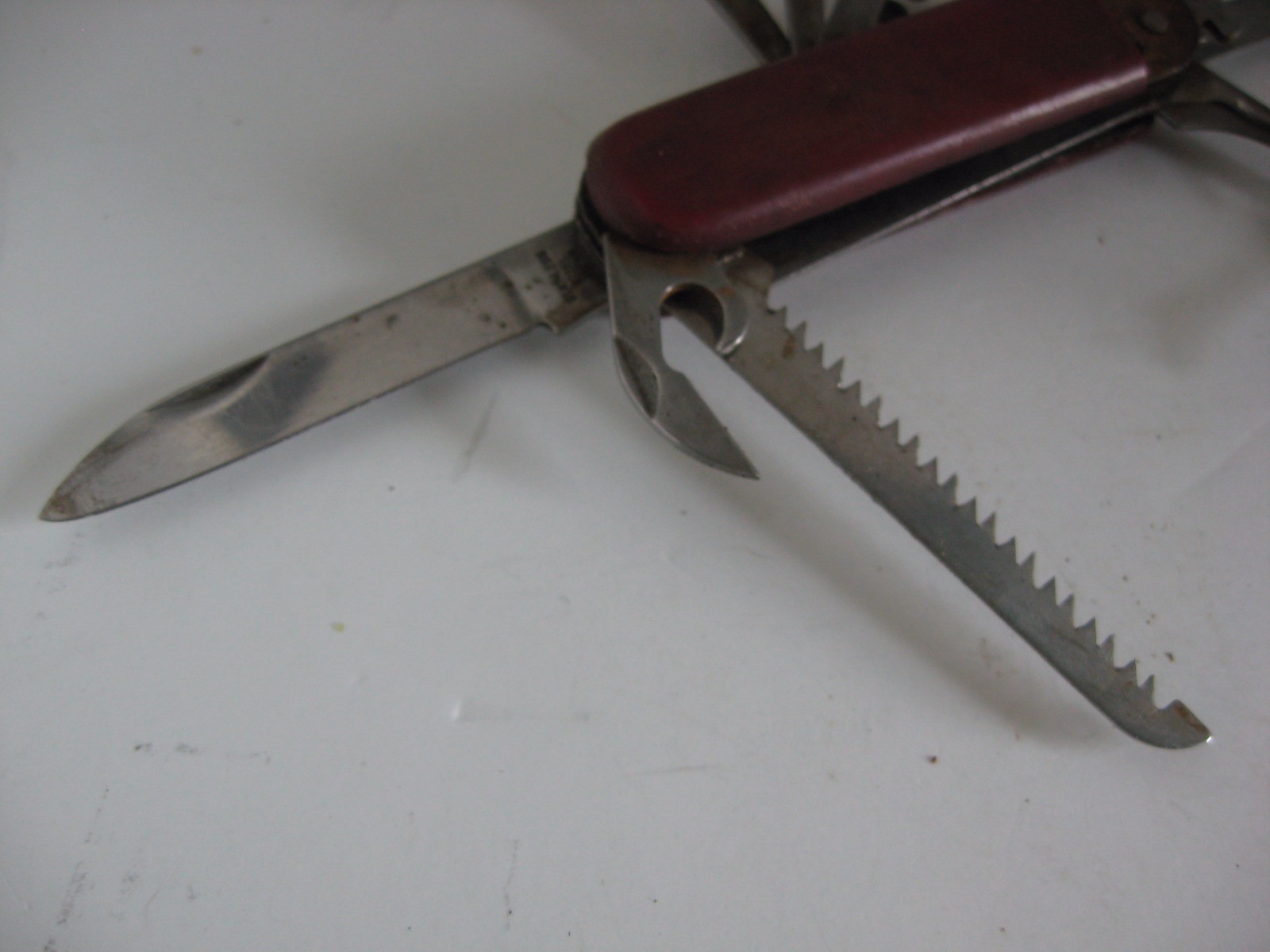 Vtg Swiss Army Style Folding Pocket Knife 10 Tools Multi Function Japan Steel