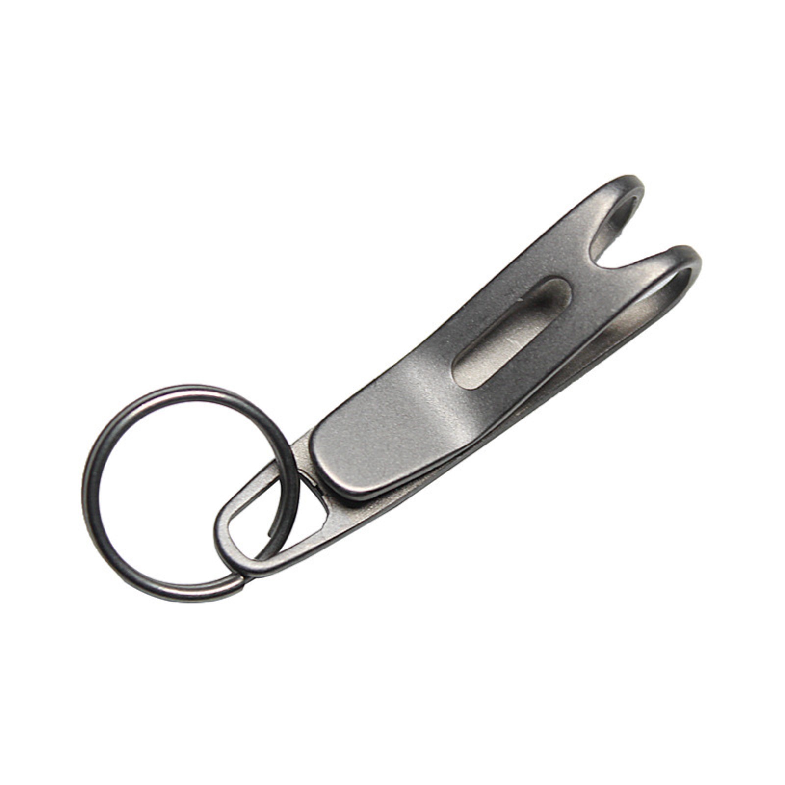 Titanium Alloy EDC Gear Pocket Suspension Clip Wallet Mini Tool with Key Ring