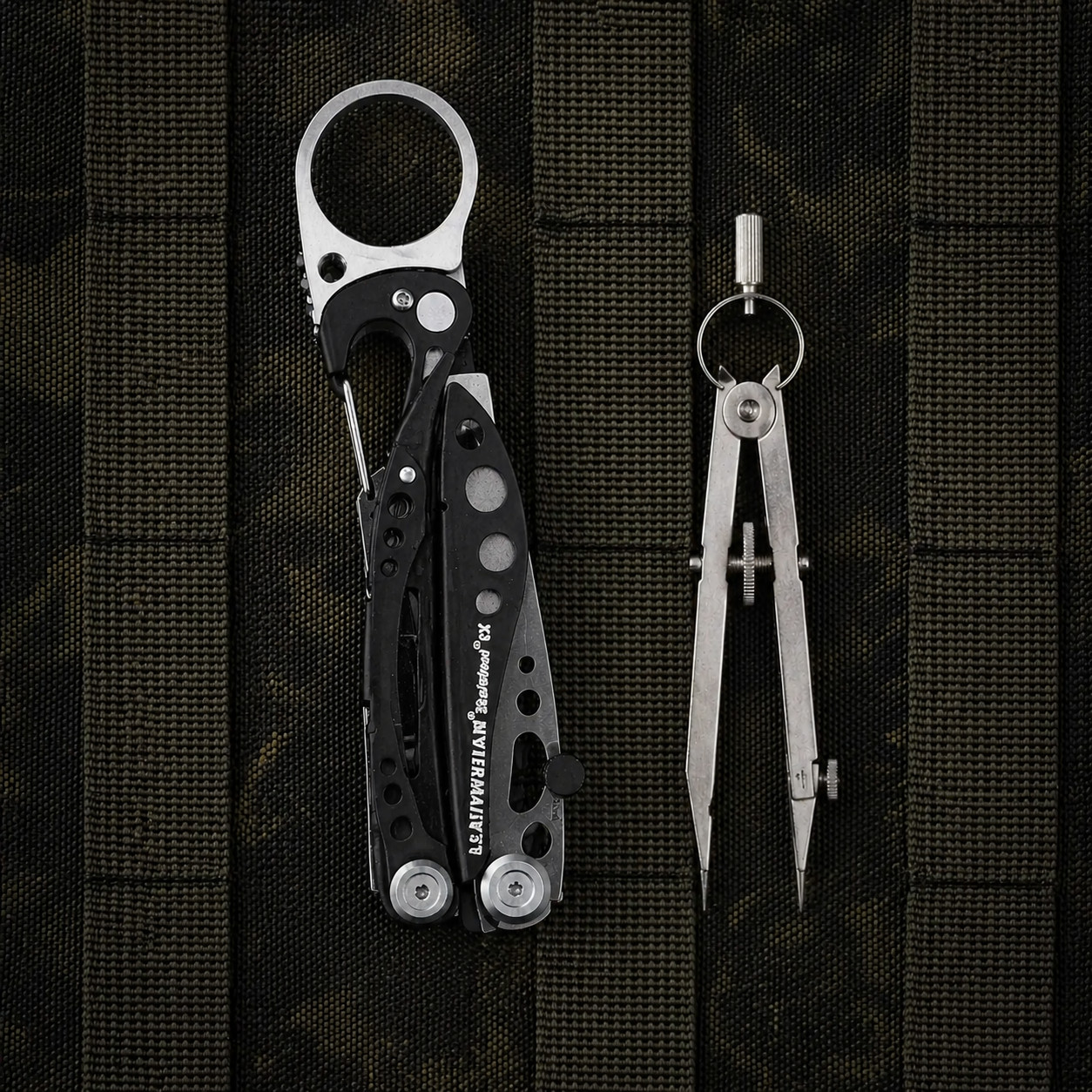 57mm Finger Grip Ring for Leatherman Skeletool EDC Stainless Steel