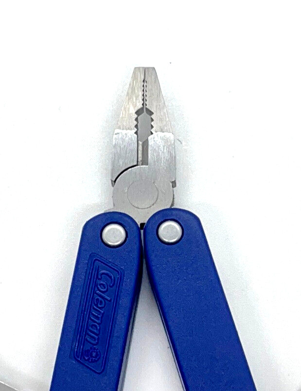 Coleman Mini Multi-Tool Lot Of 3 Pliers Knife Scissors Flashlight Camping EDC