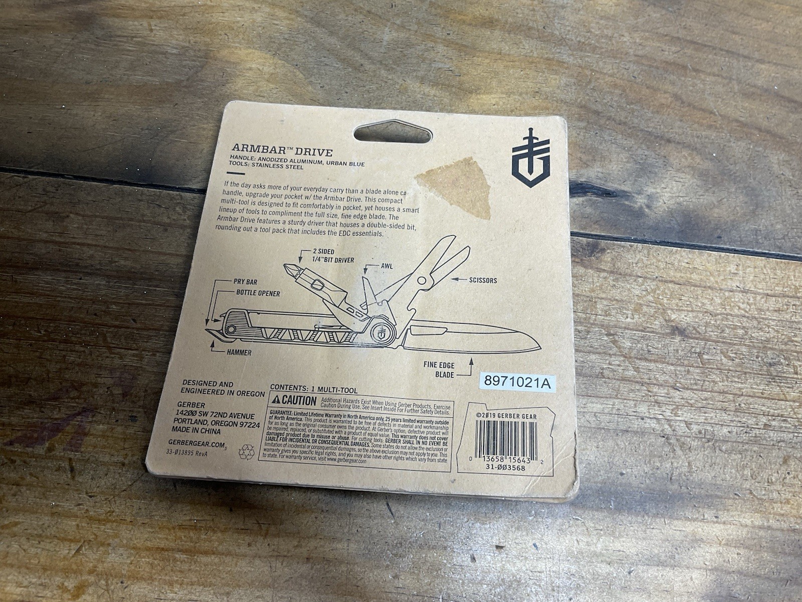 GERBER Gear Armbar Drive 8-in-1 Pocket Knife 🔥NEW🔥