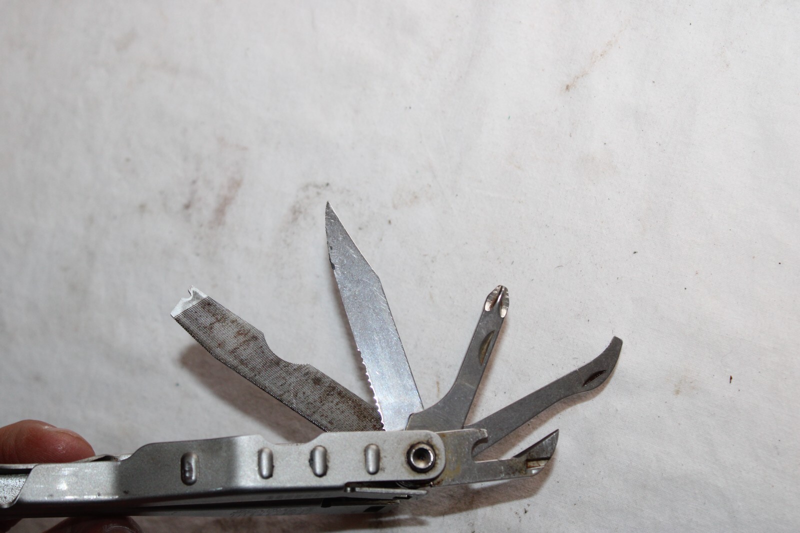 Schrade Tough Multi Tool Pliers 10 In 1 Original USA Knife File Camping Survival