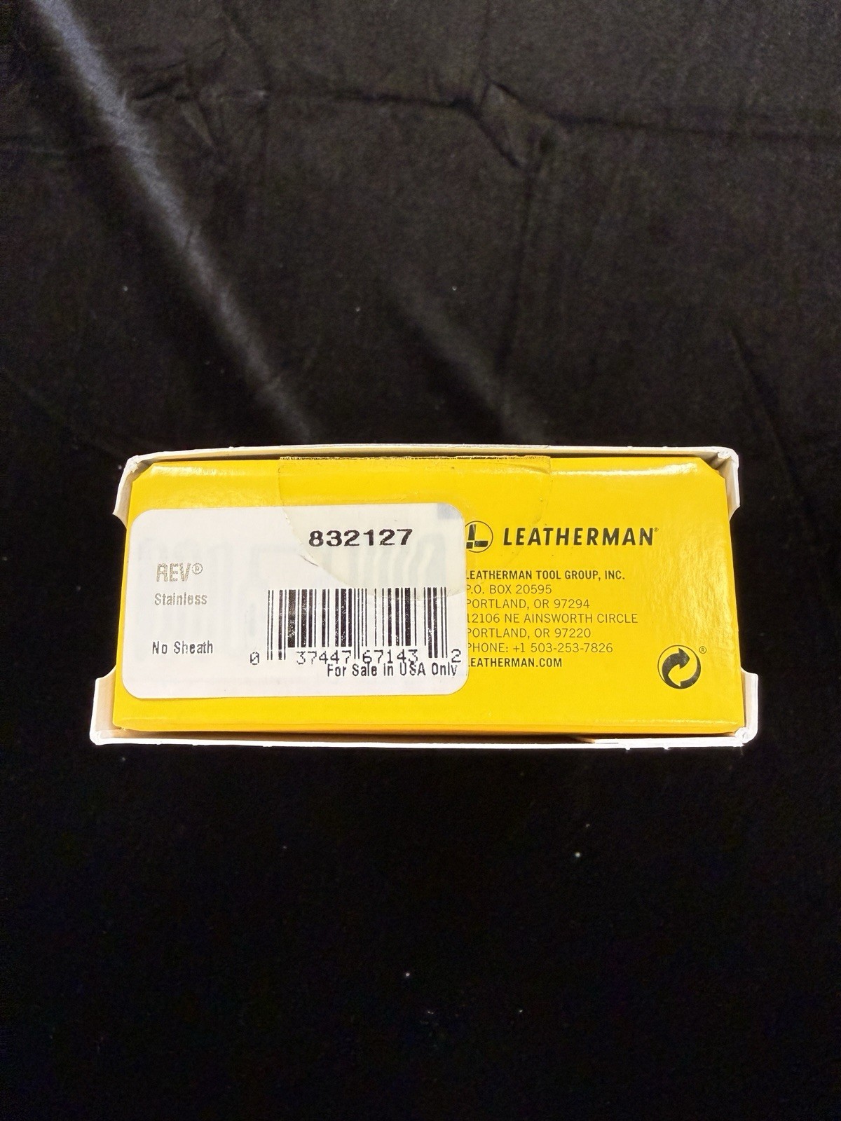 Leatherman Rev Stainless Multi-Tool NIB Engraved Display Model