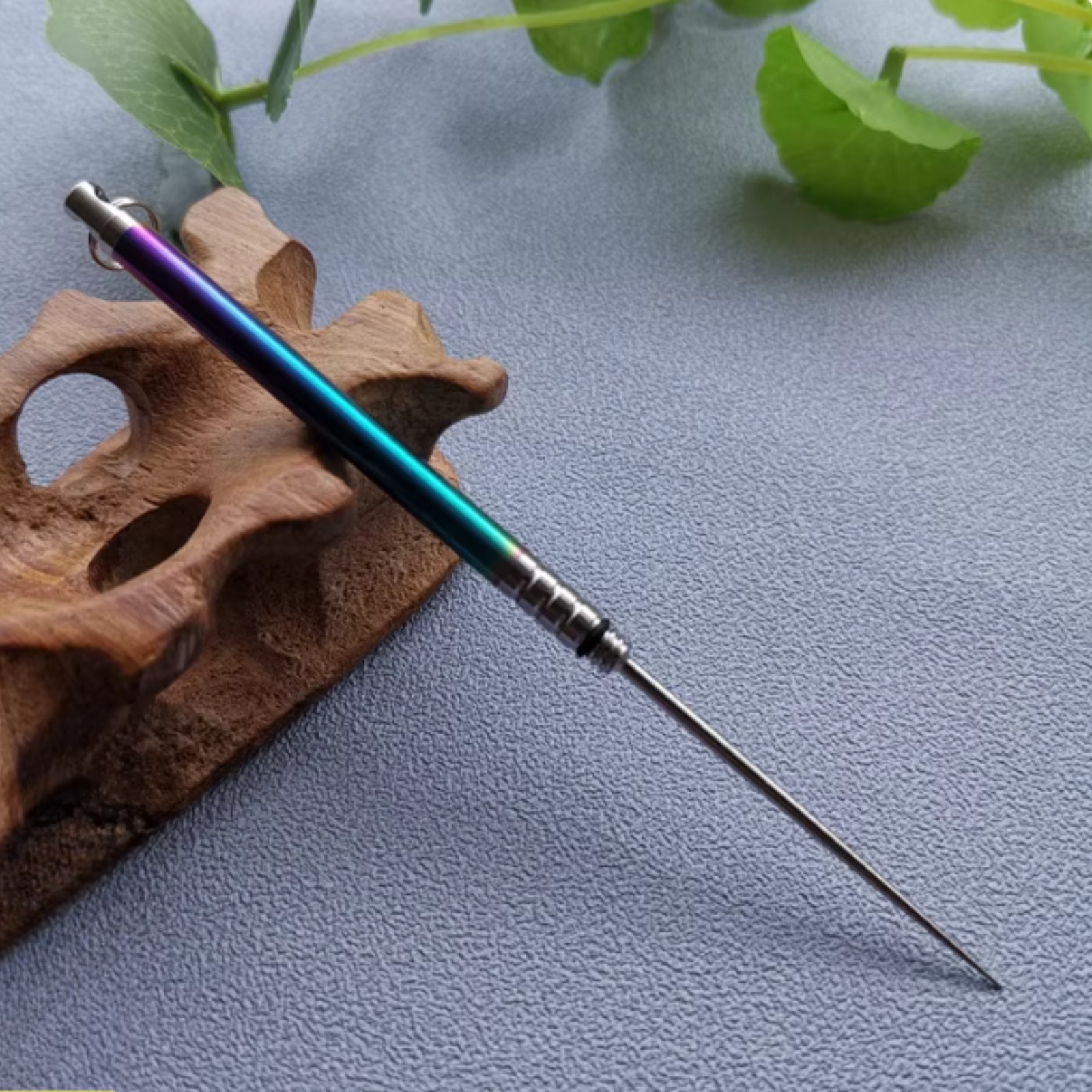 EDC Titanium Alloy Ear Pick + Titanium Alloy Toothpick Portable Multi Tool Gift