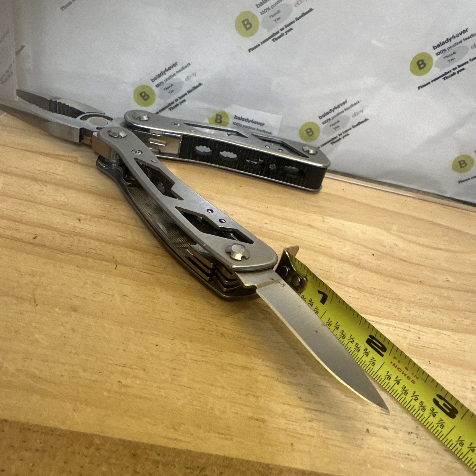 Stanley 12-in-1 Multi-Tool Pliers Pocket Knife Saw File Screwdriver EDC Gear