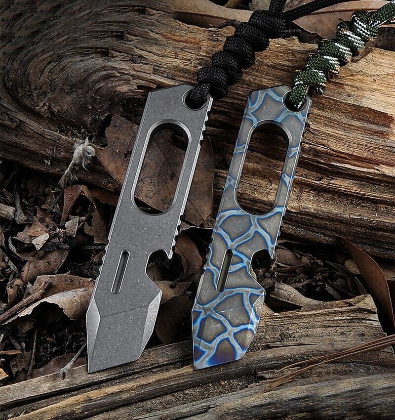 New Titanium Alloy Pocket Pry Bar Crowbar Opener Portable Outdoor EDC Multi Tool