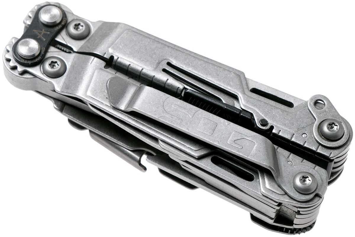 SOG POWERLITRE MULTI-TOOL COMPACT MULTITOOL 18 TOOLS #PL1001-CP
