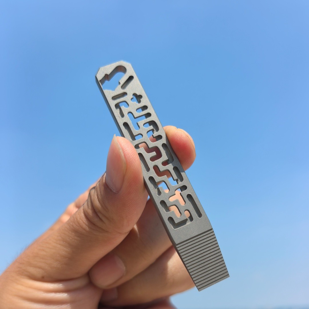 TC4 Titanium Alloy EDC Tool Pry bar – Hex screw wrench – Hollowed-out