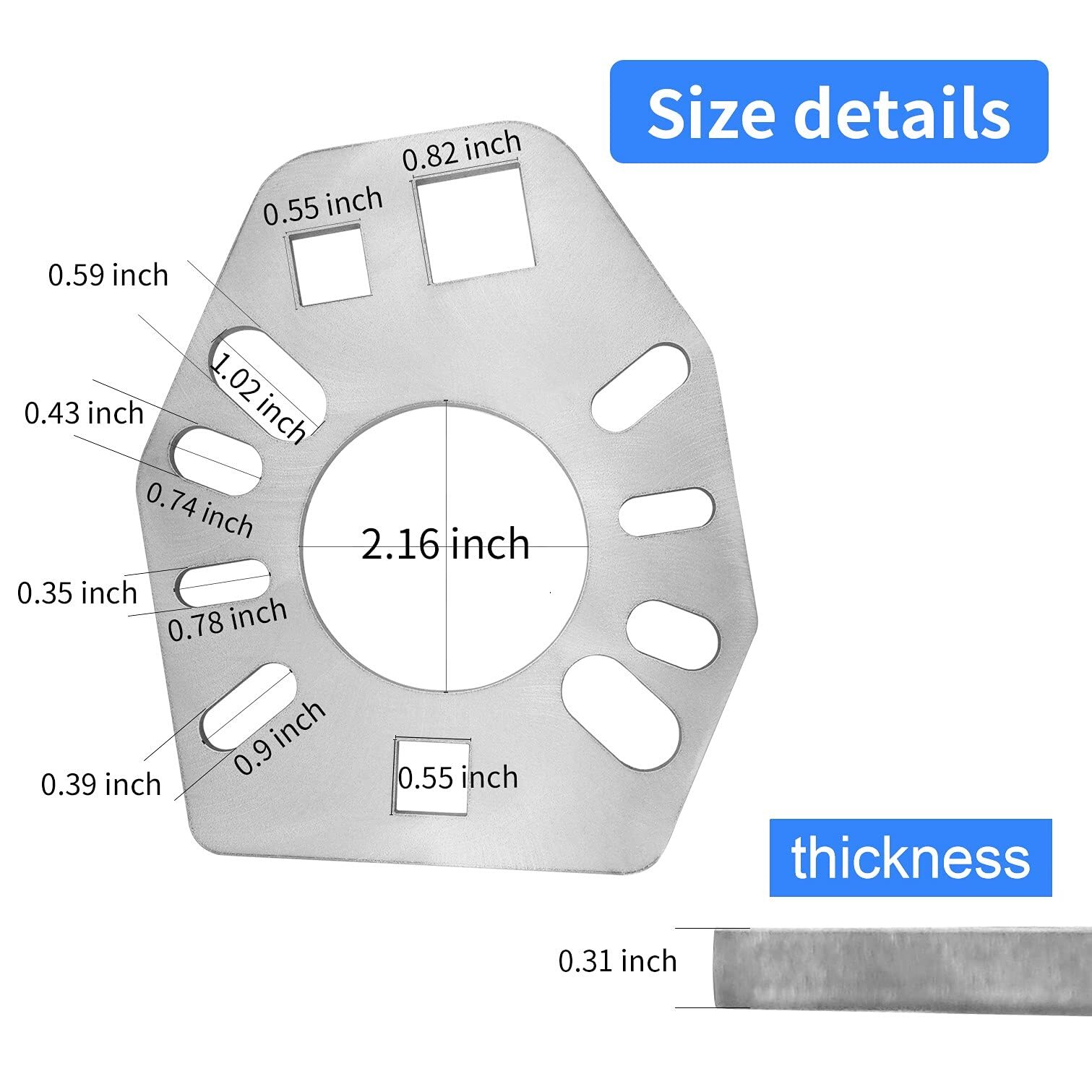 Stainless Steel Pinion Yoke Wrench ToolSuitable for Various Styles of YokesAx…