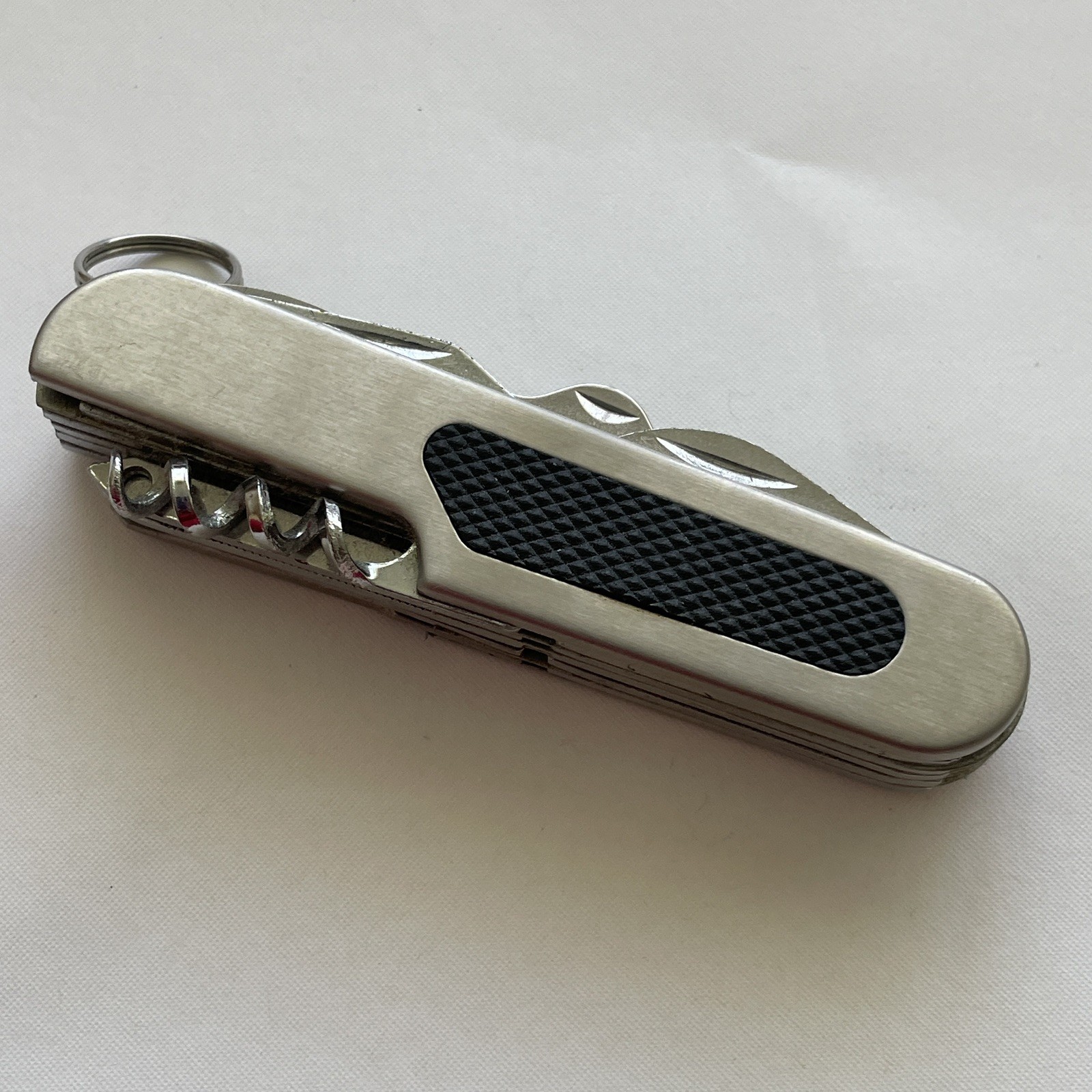 Multi Tool Pocket Knife Vintage Folding Scissors Screw Opener Saws 10 Tools