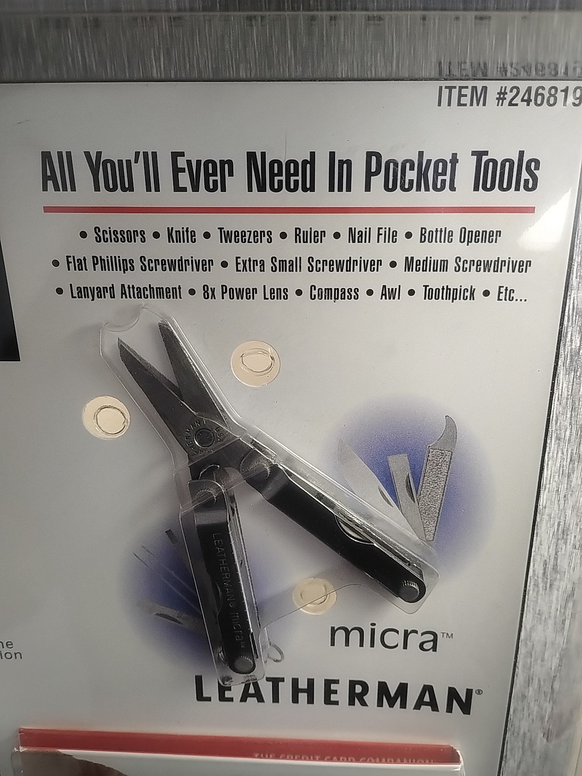 Leatherman Micra Tool Logic CC Companion New in Package 1997 Rare Sealed