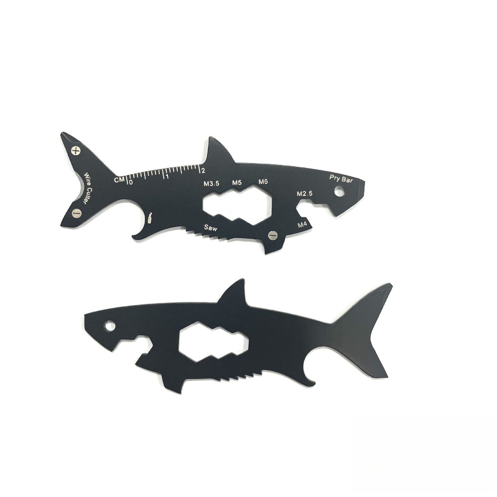 Multitool Pocket Tool 15-in-1 Multi-tool Outdoor Sports Shark Gift Keychain