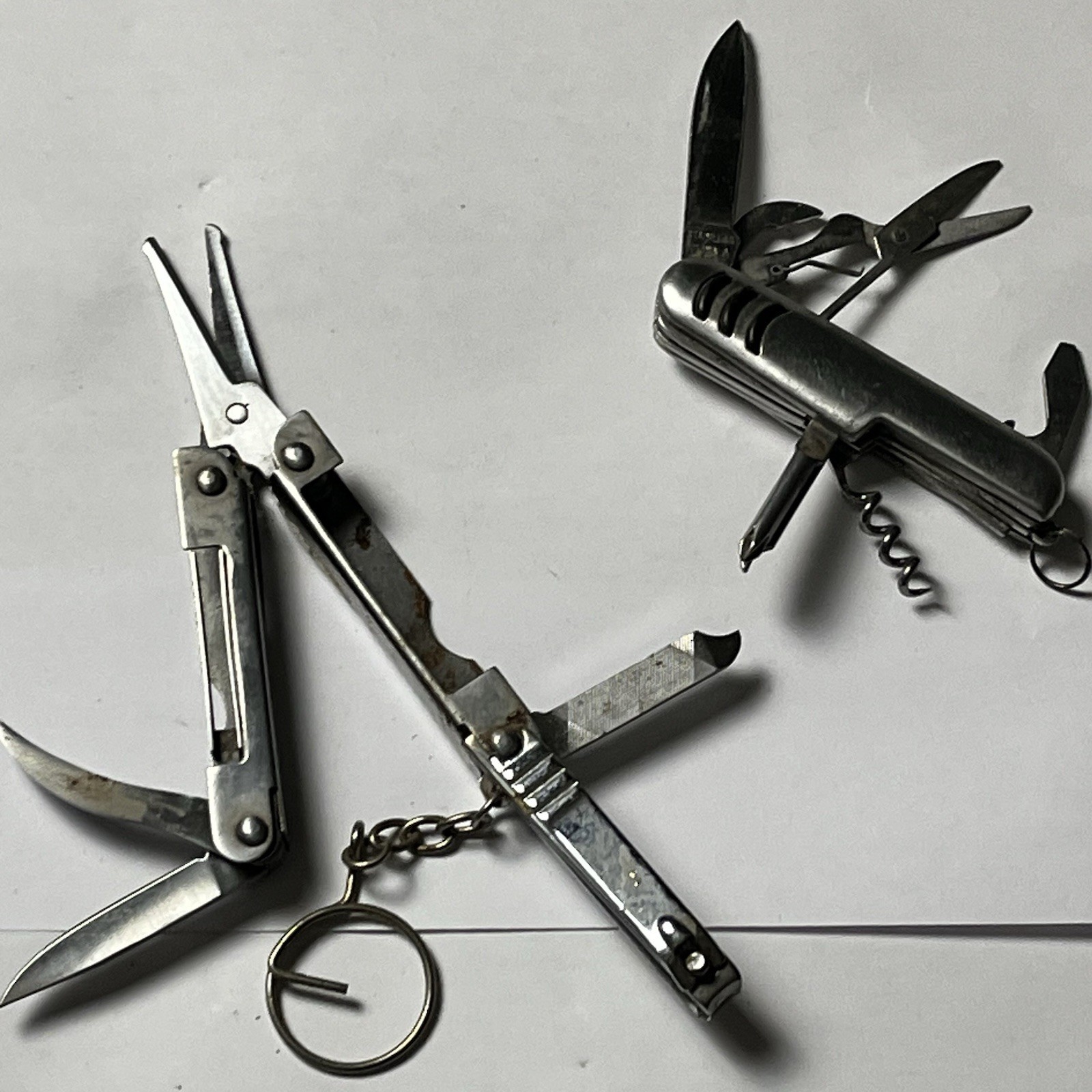 Winchester Multi-Tool Stainless Steel 9 Fold out Tools – 2 Vintage Multi Tools