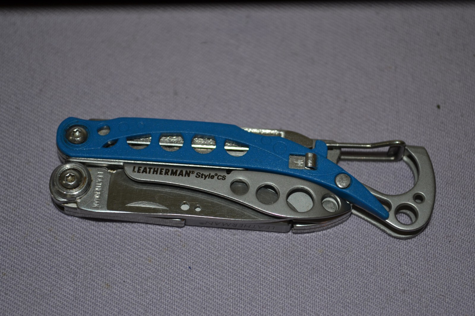 Leatherman Style CS Blue Stainless Multi-Tool Knife USA – Discontinued — Great