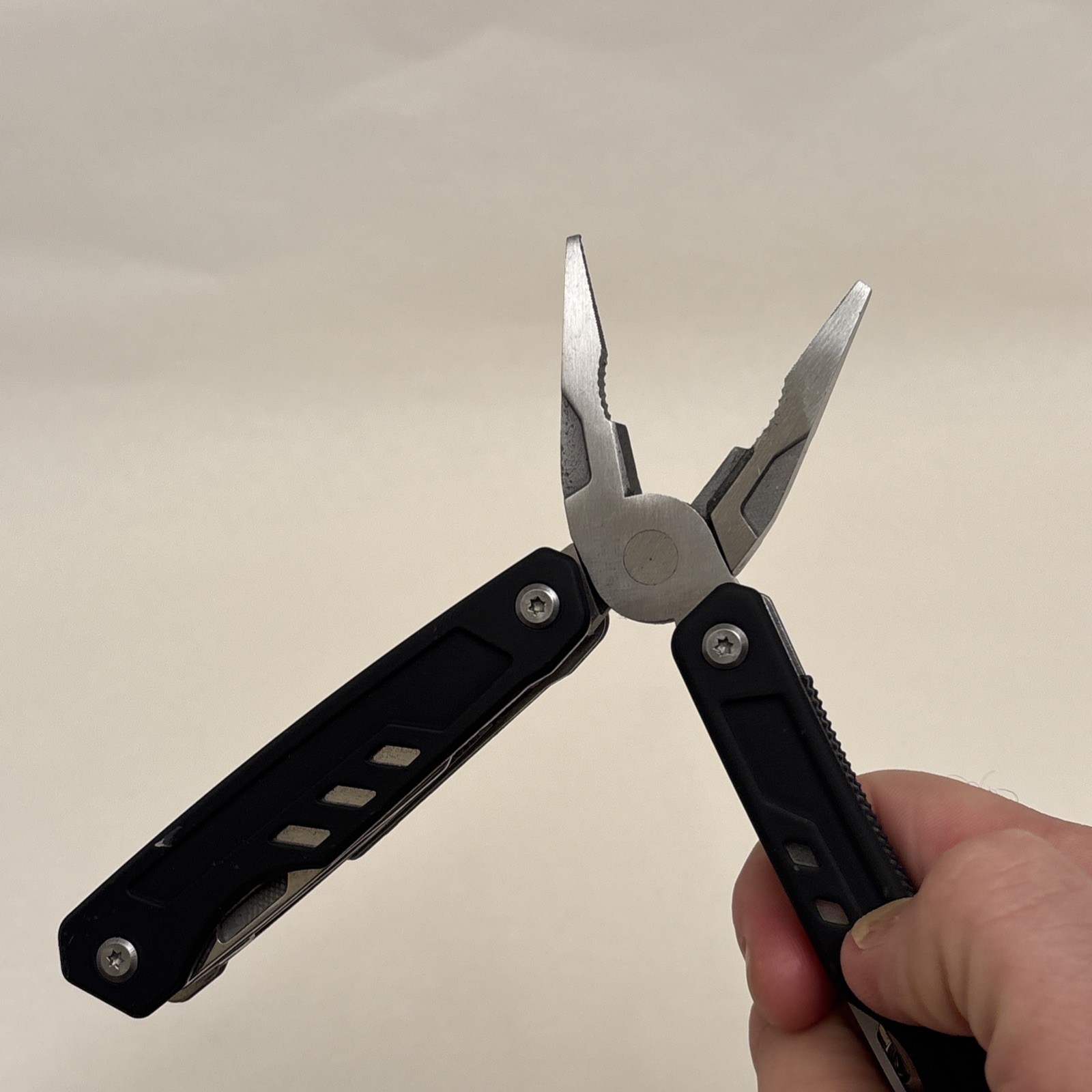 Multi Tool Pliers Ozark Trail Wire Cutter, Saw, Knife Black Survival Hunt Camp