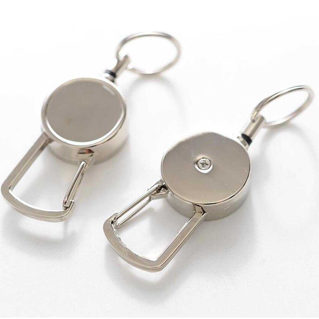 Metal Retractable Key Chain KeyRing