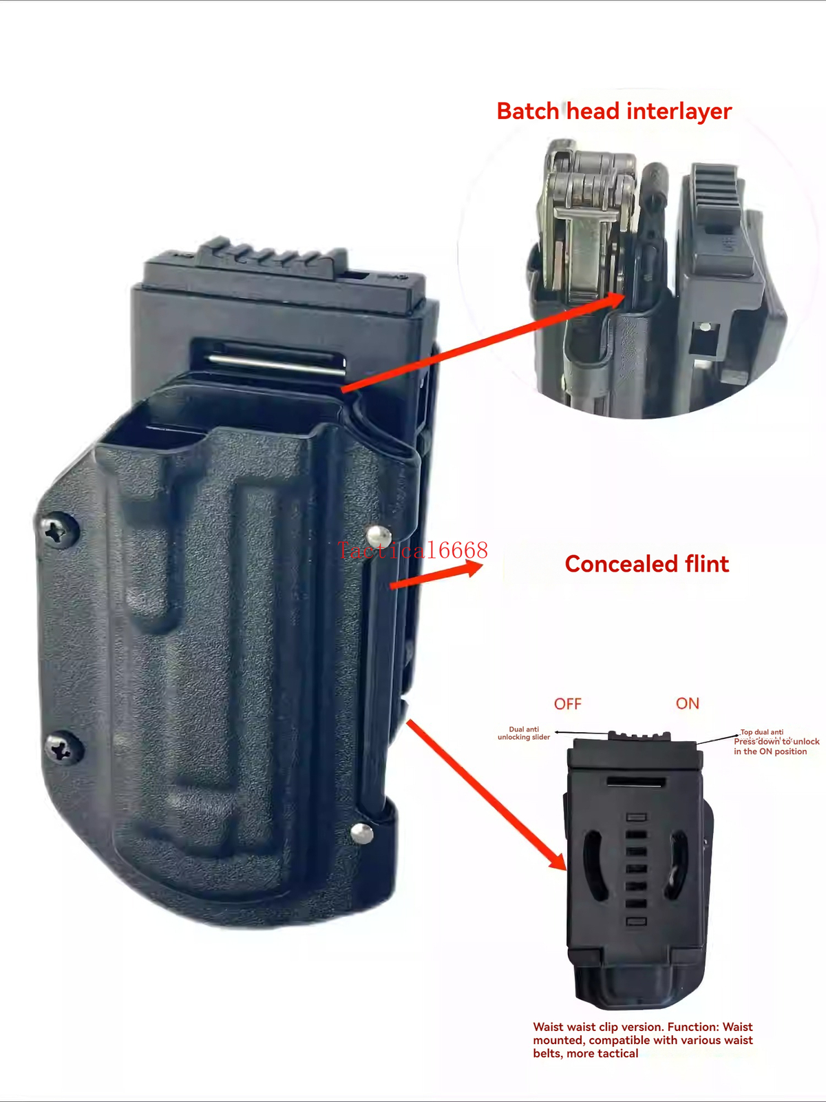 Quick-Release Tactical K Sheath DIY Multi-Function Tool Pliers Sleever Cover