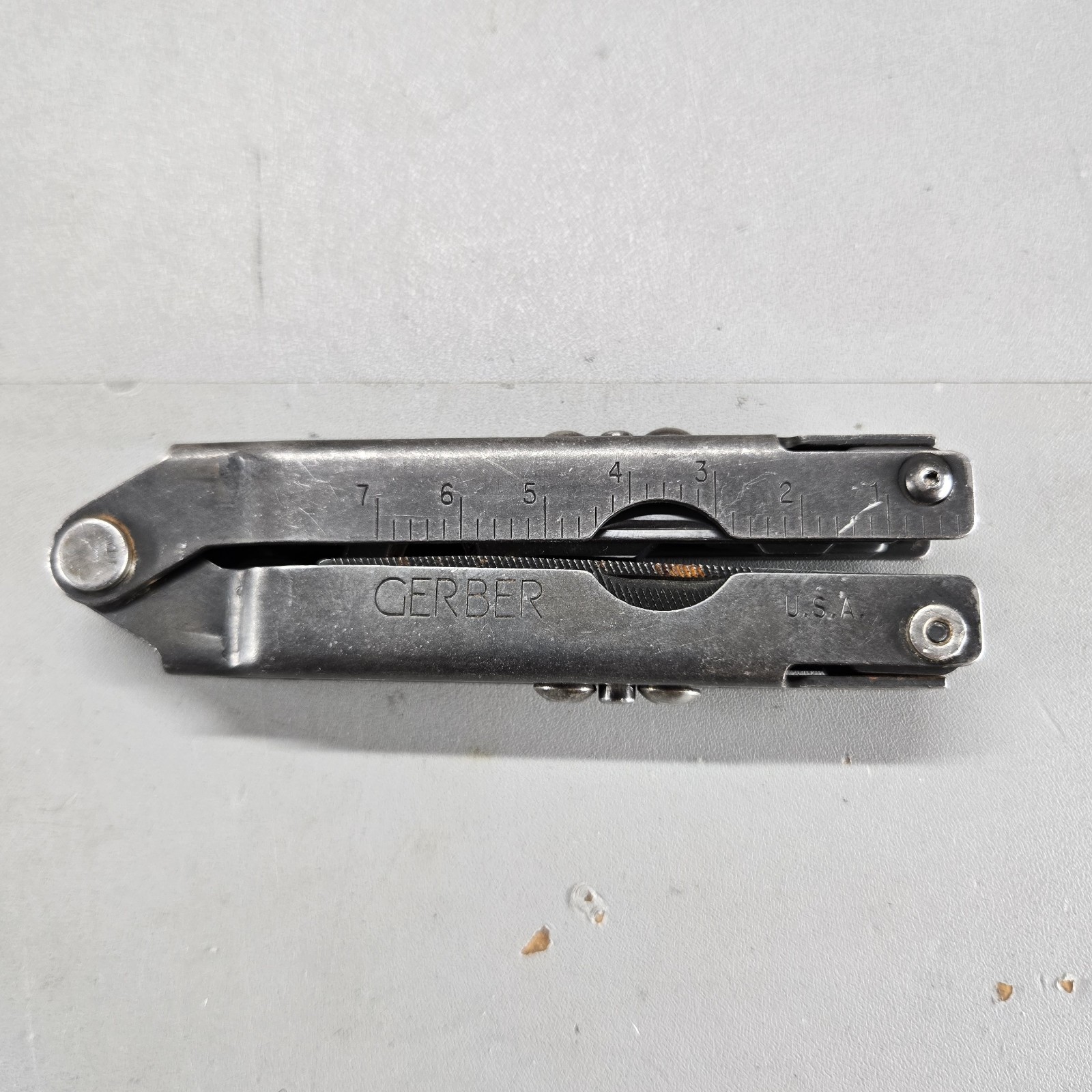 Vintage USA Gerber MultiTool Blunt Pliers Patent #5142721-#5212844 Stainless