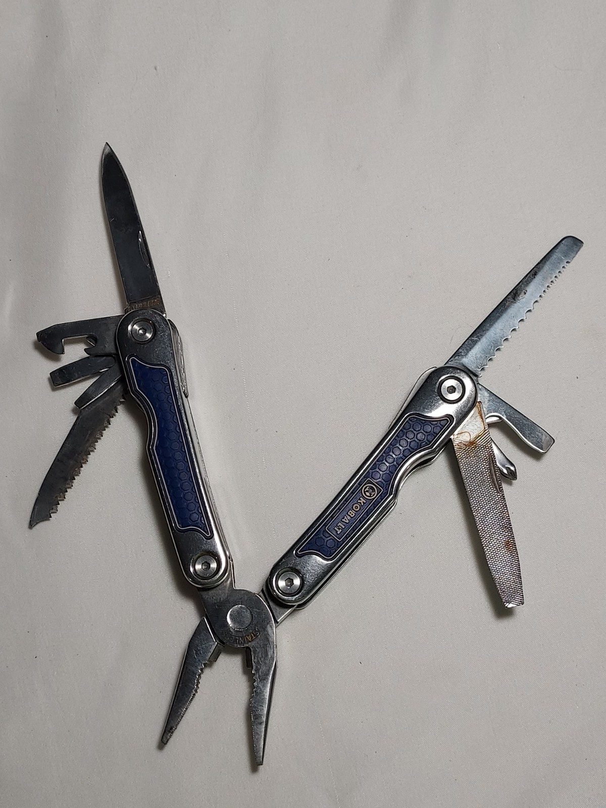 Kobalt Multi Tool with Pliers, Blade – Saw has broken tip