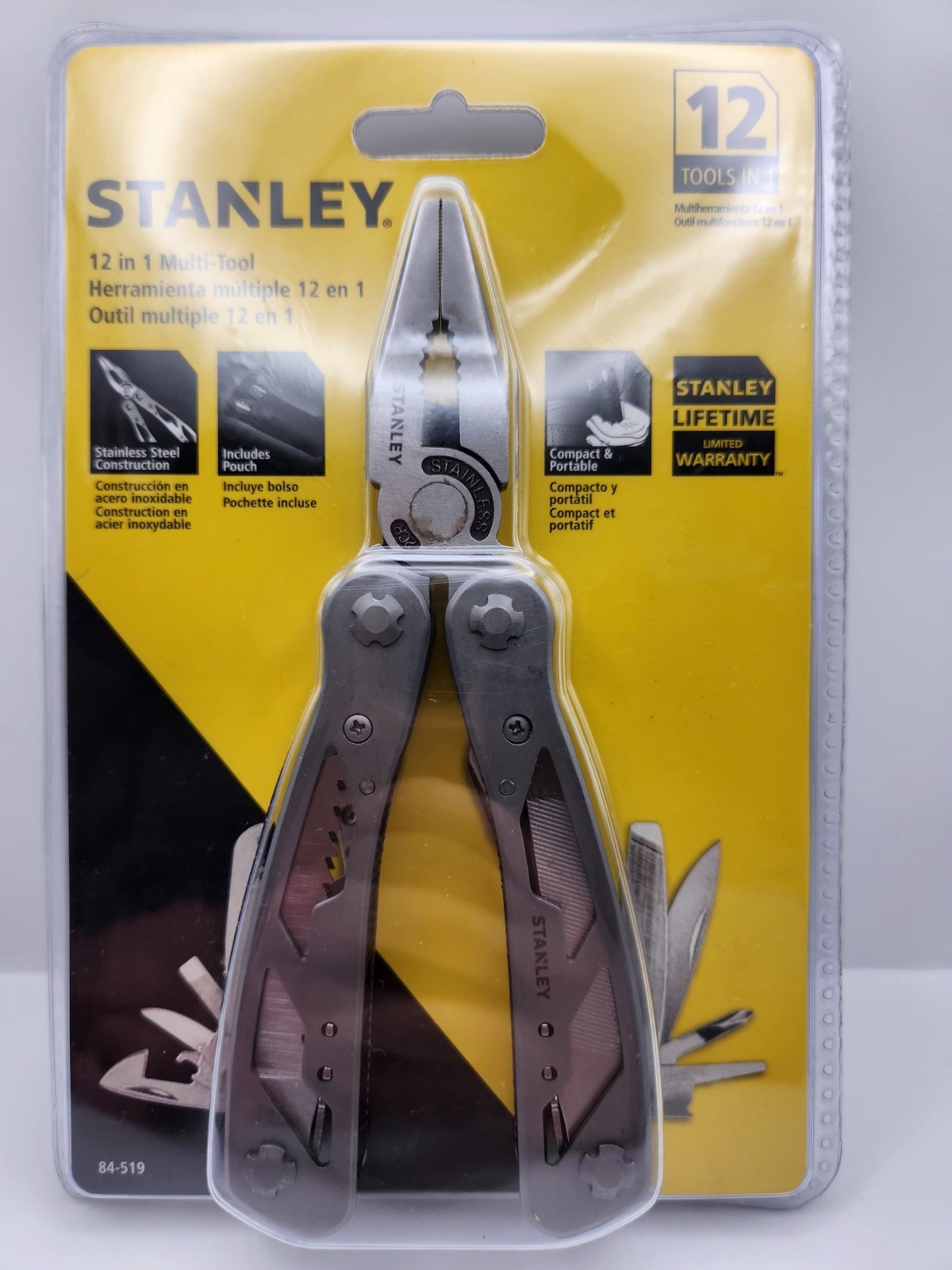 NEW! Stanley 12 In 1 Multi-Tool With Storage Pouch Included Brand New in Package