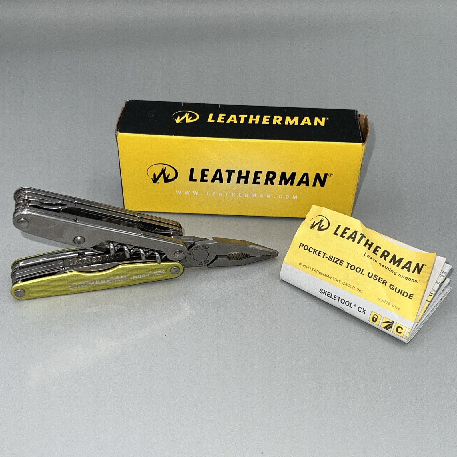 Leatherman Juice XE6 Moss Green 14 Tool Multi-Tool w/Sheath Retired 831931