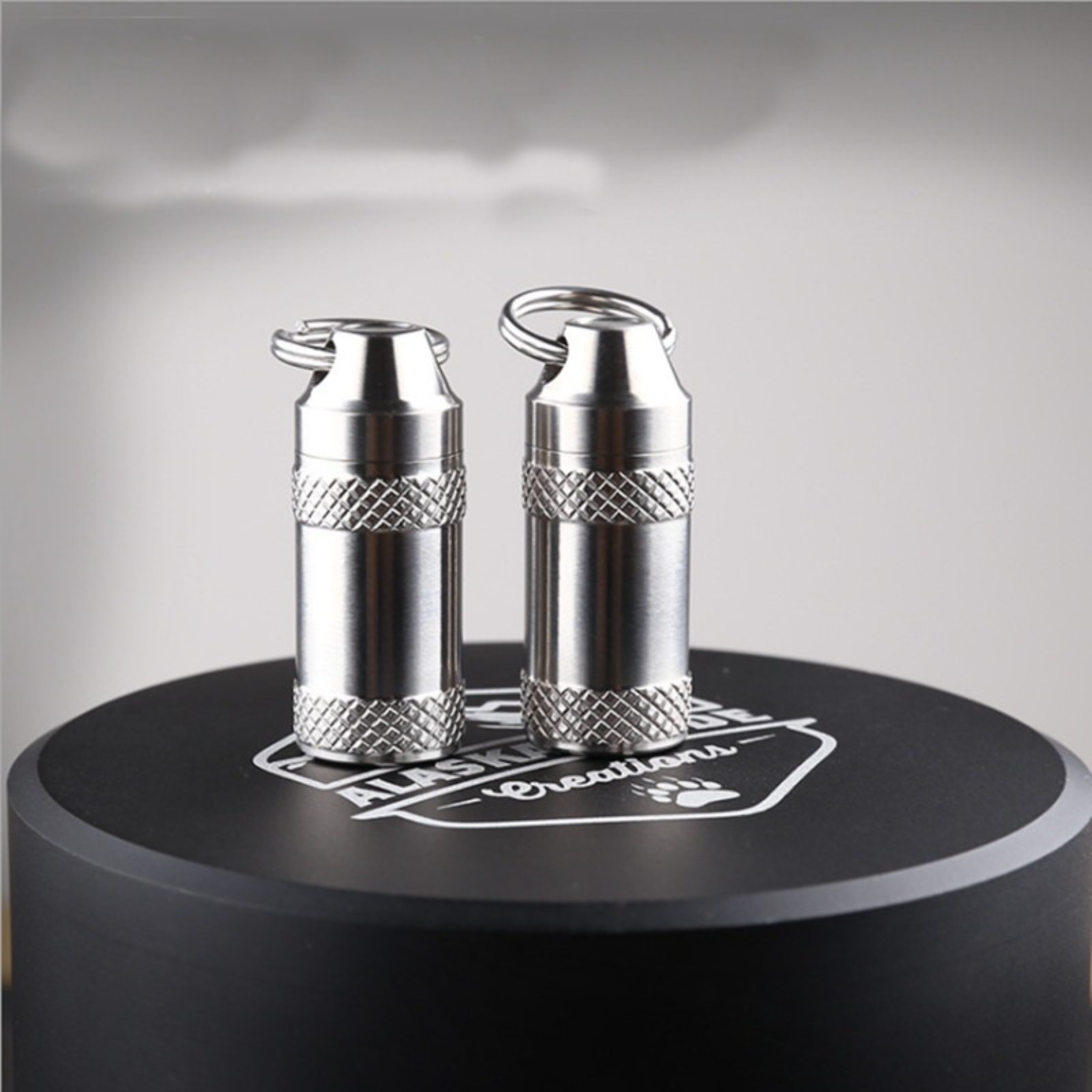 NEW Titanium Alloy Waterproof Case Pill Box Portable Container Pill Storage Box