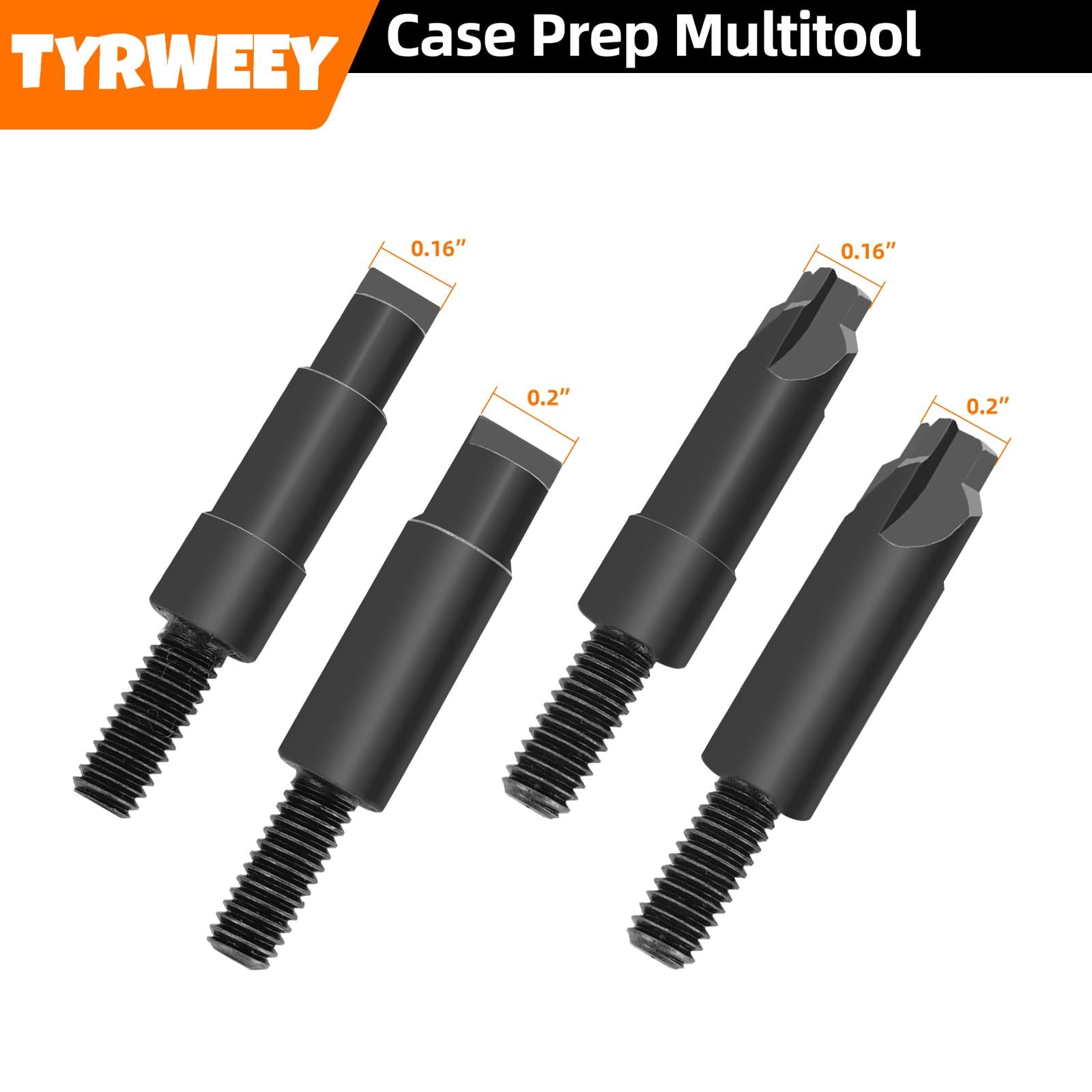 TYRWEEY Case Prep Multitool, Chamfer Deburring Tools for Black