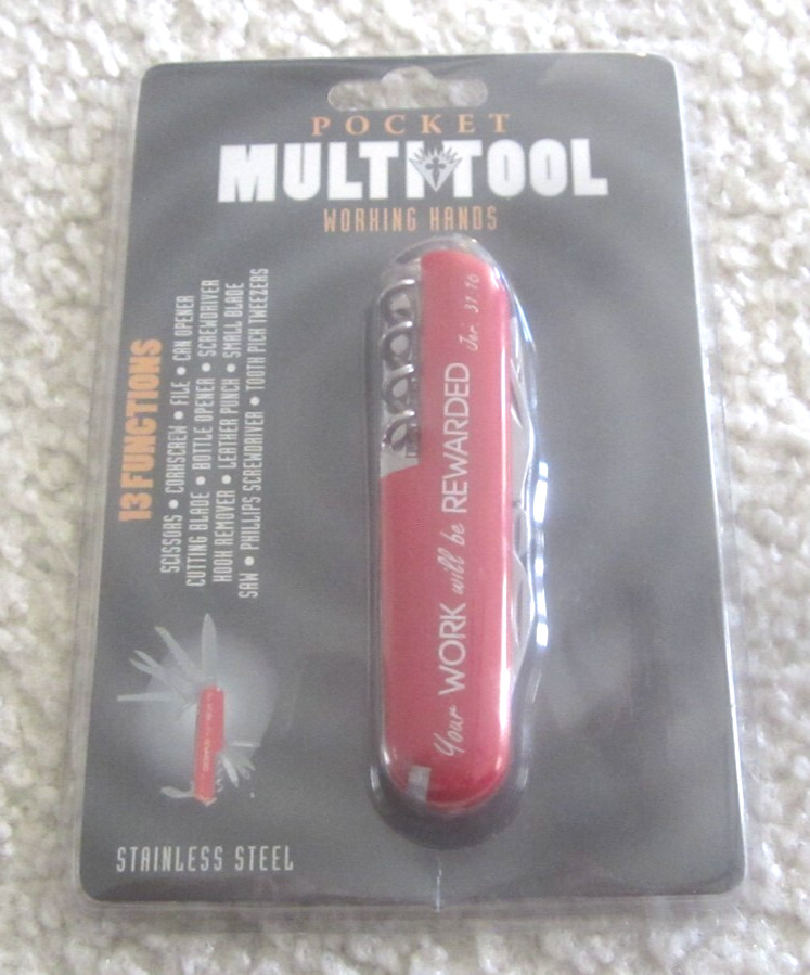 Family Christian Stores 13 Function Working Hands Pocket Multitool