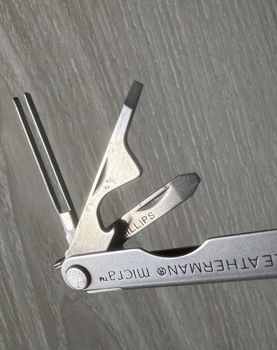 Leatherman Micra Multi Tool Pre-owned Scissors Knife File Tools Drivers Openers