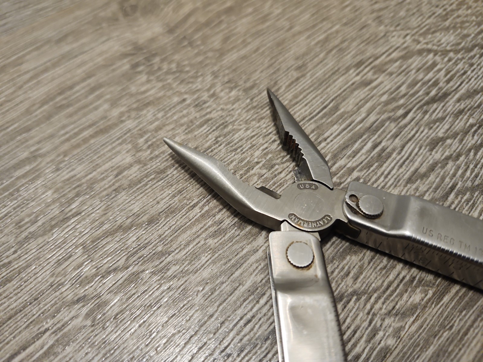 Leatherman Tool – Used, Stainless Steel, Good Condition, Older Model, With Pouch