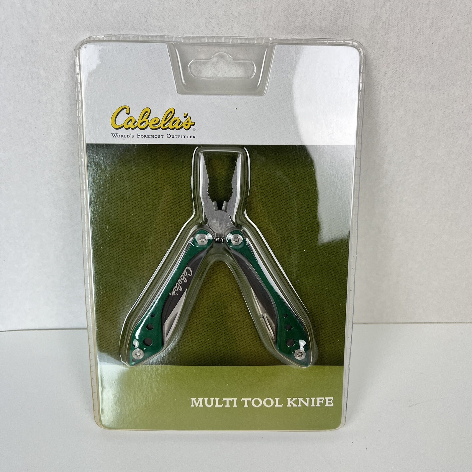 Cabela’s Multi Tool Knife with Case Stainless Steel Seven Tools Brand New