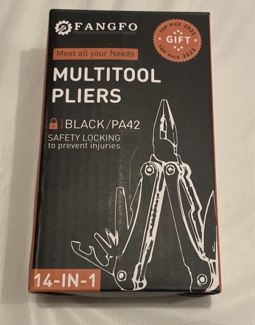 Multitool Pliers 14 In 1 New Inbox Fangfo Brand