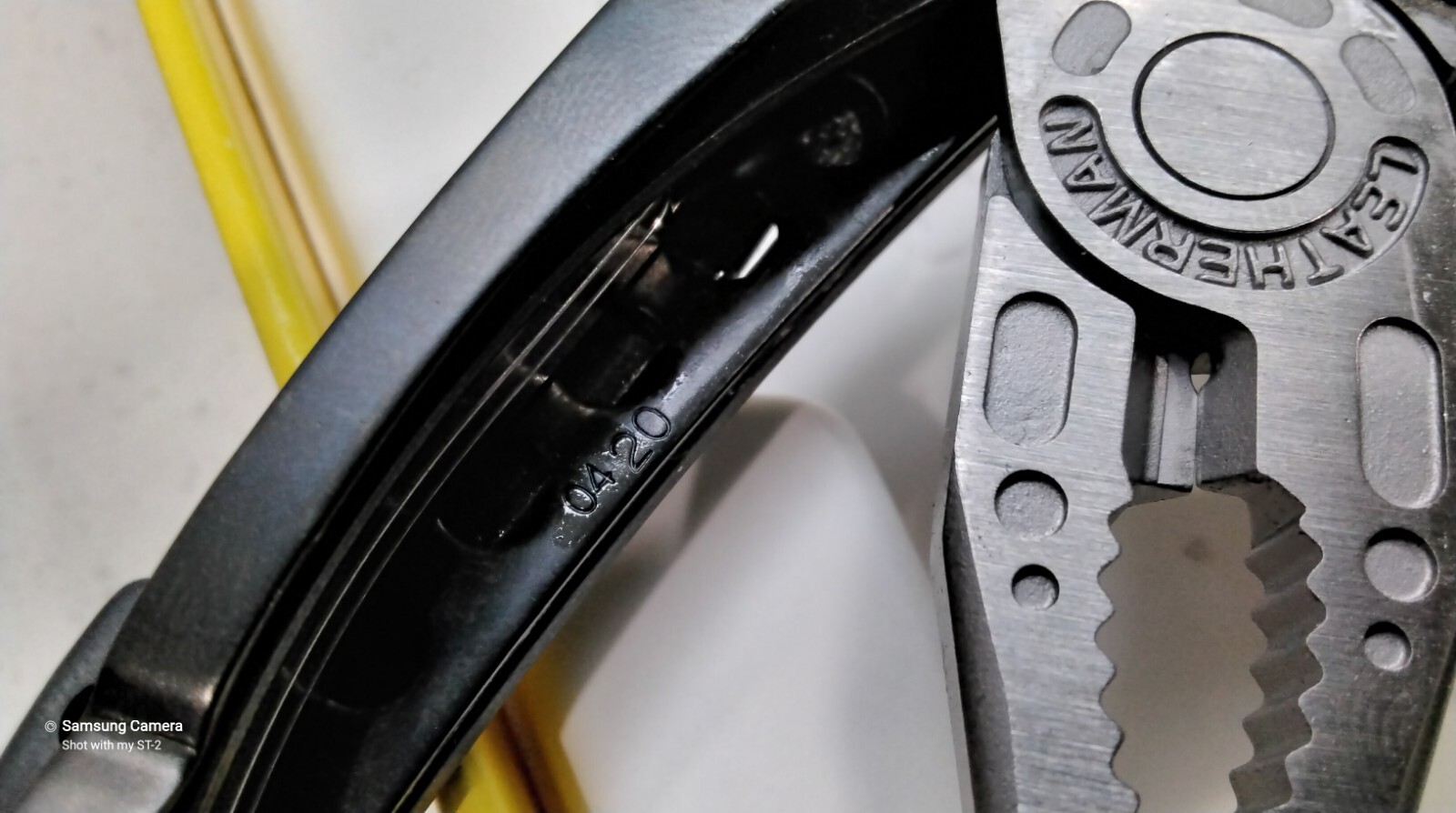 New Leatherman CX 0420 Date Stamp Multi-Tool Carbon Fiber Handle Insert 830849
