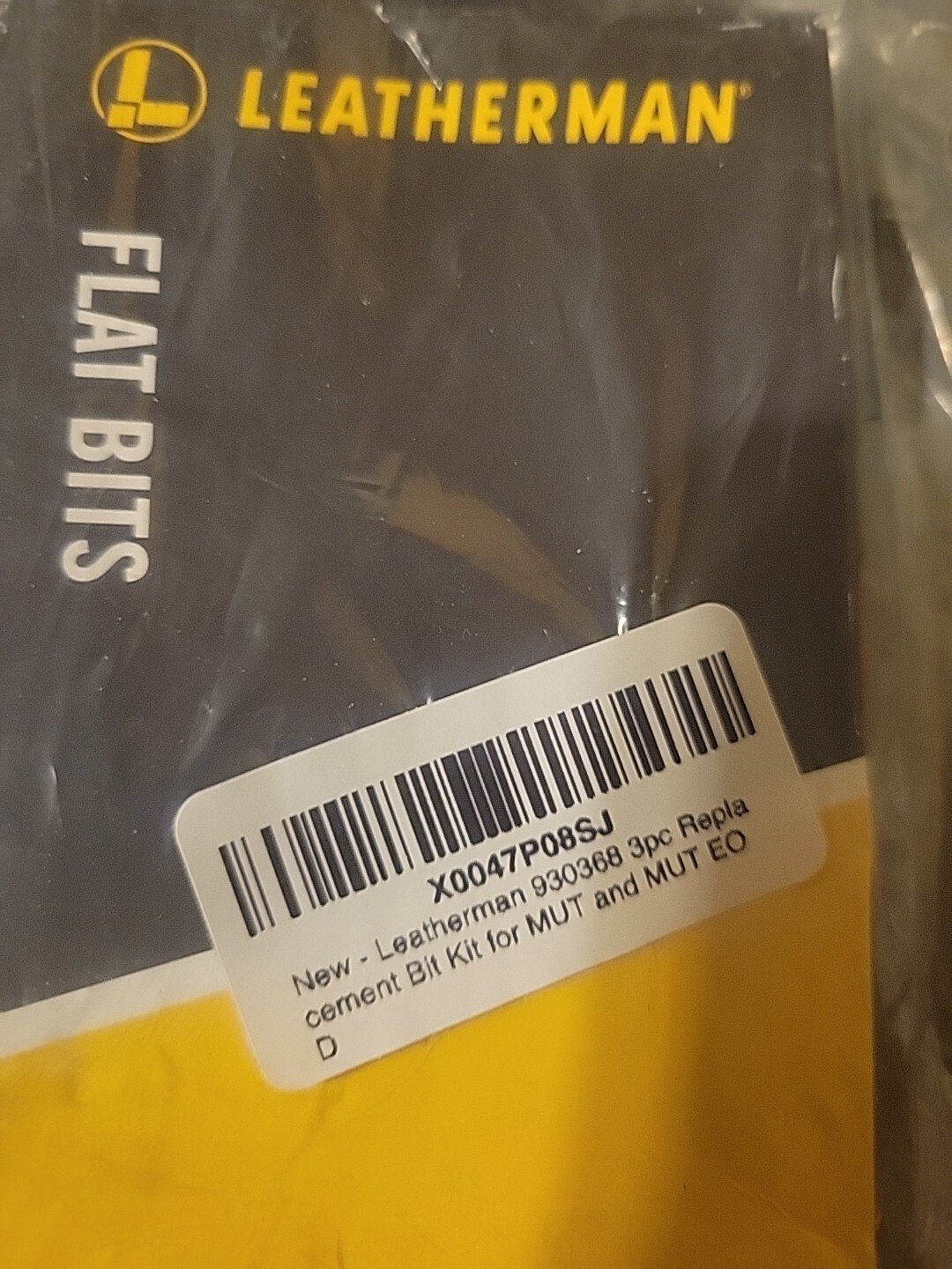 Leatherman® MUT & MUT EOD Three Replacement Bits Black #930368