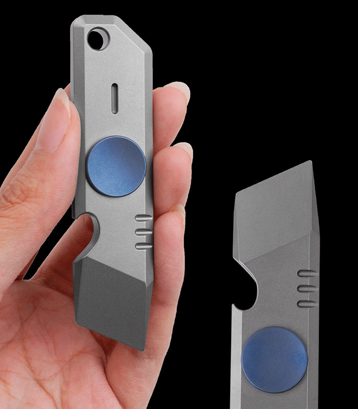 EDC Titanium Alloy Multi Tools Pry Bar Crowbar Opener Wrench Spinner Toy Hot
