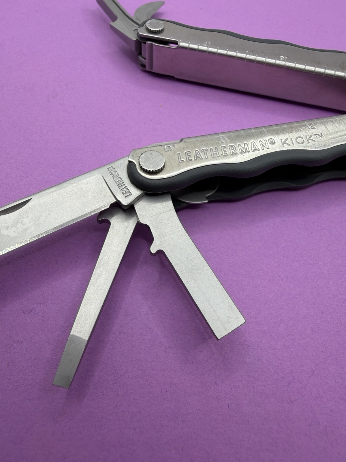 Leatherman Kick Multi-Tool With Nylon Sheath, Knife, Pliers, Retired