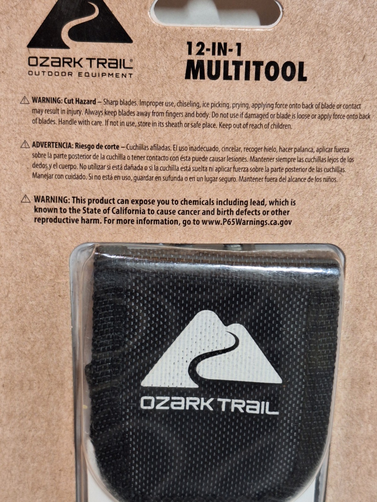 Ozark Trail 12-In-1 Multi-Tool Screwdriver Knife Pliers Saw New With Case