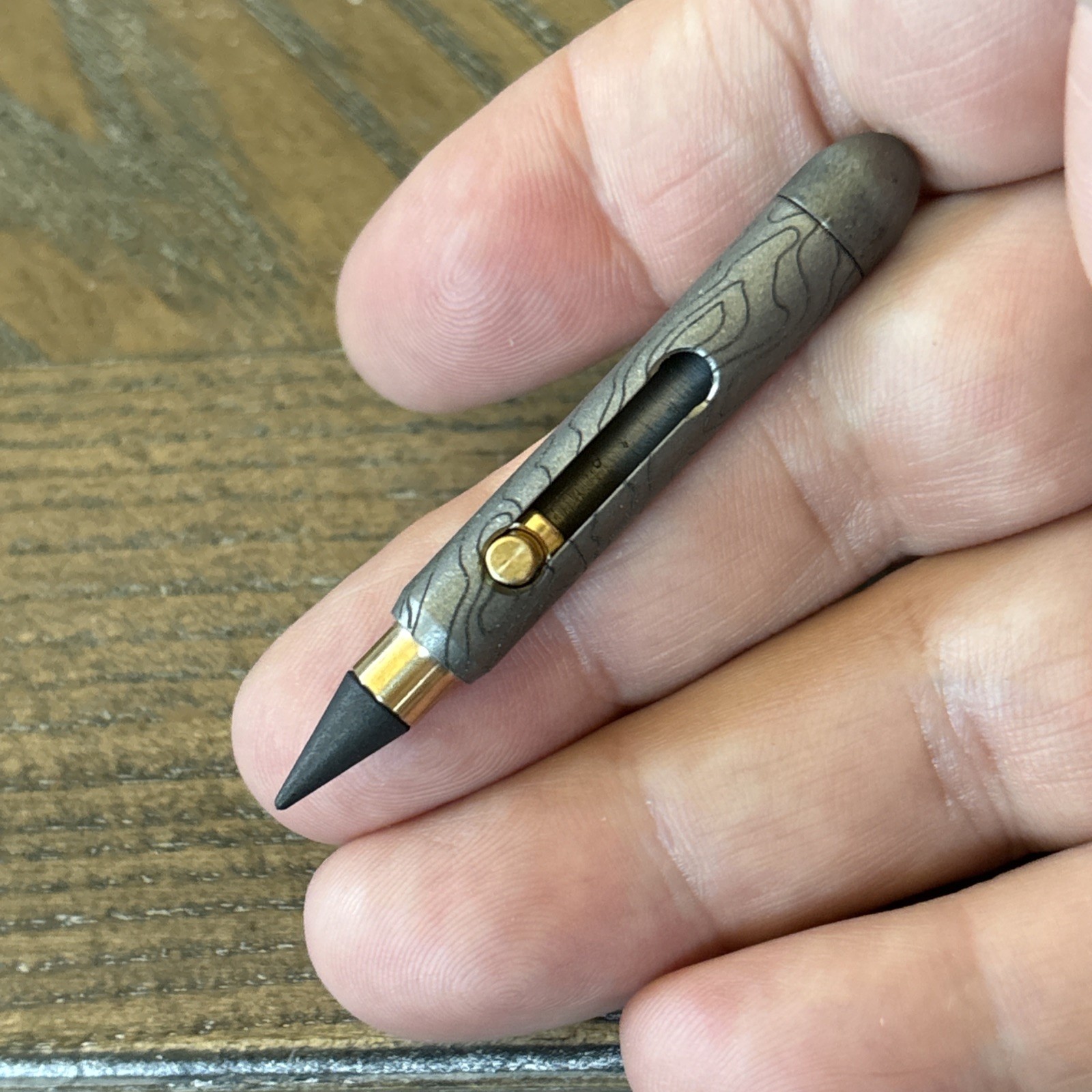 Maratac Ultem Pen Driver, 4 Bits New Pattern + Titanium Forever Graphite Pencil