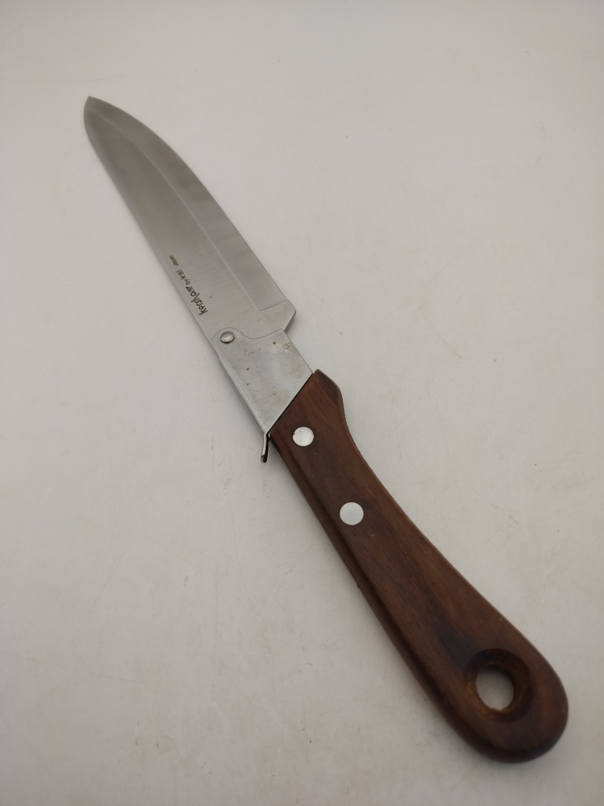 Kershaw by Kai Japan Detachable Blade Utility Camp Knife Wood Handle