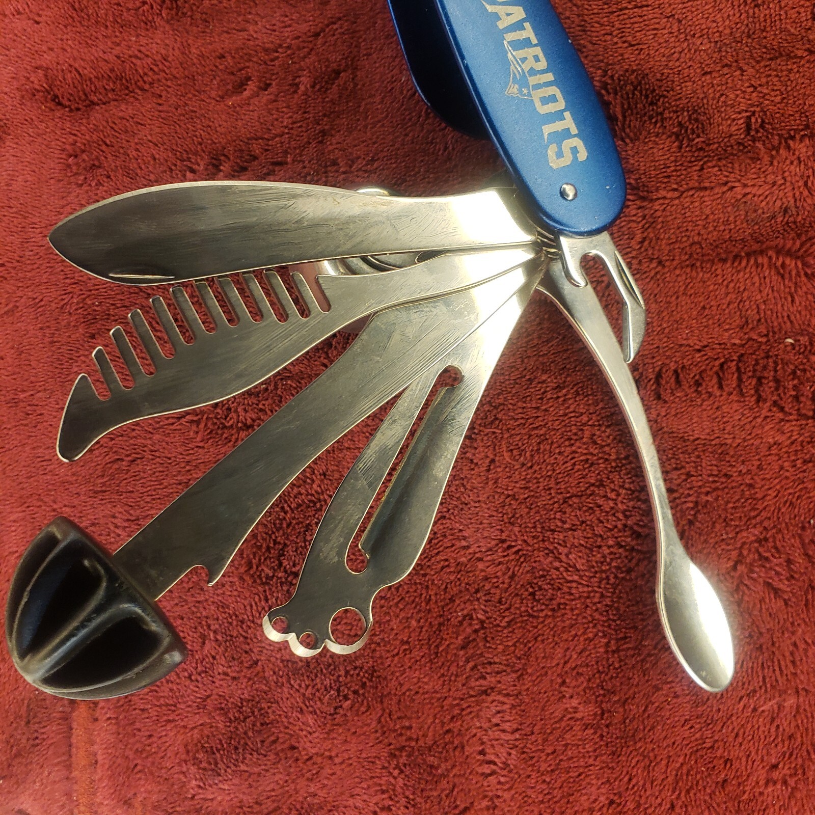 Sports Vault NFL New England Patriots Bartender Multi-Tool Knife Bar Tender