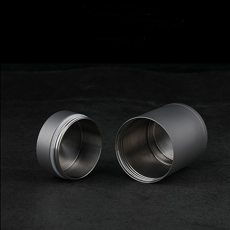 Hot TC4 Titanium Waterproof Large-capacity Storage Box Pill Container SealedTank