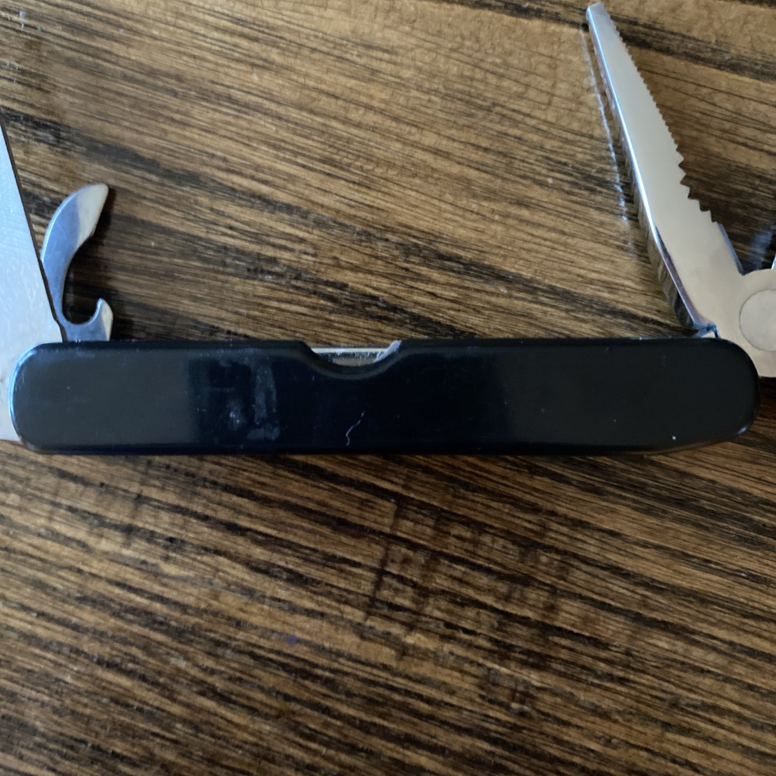 Multi-Tool Utility Pocket Knife Pliers File Ruler Screwdriver Bottle Opener